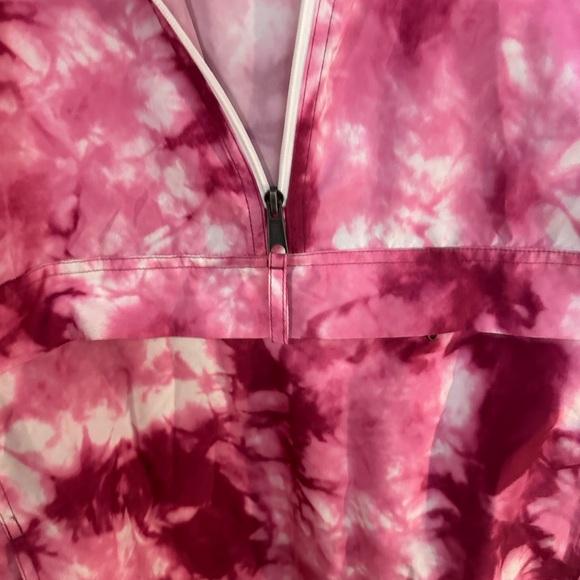 Champion Pink and White Tie-Dye Half-Zip Pullover - Picture 4 of 6